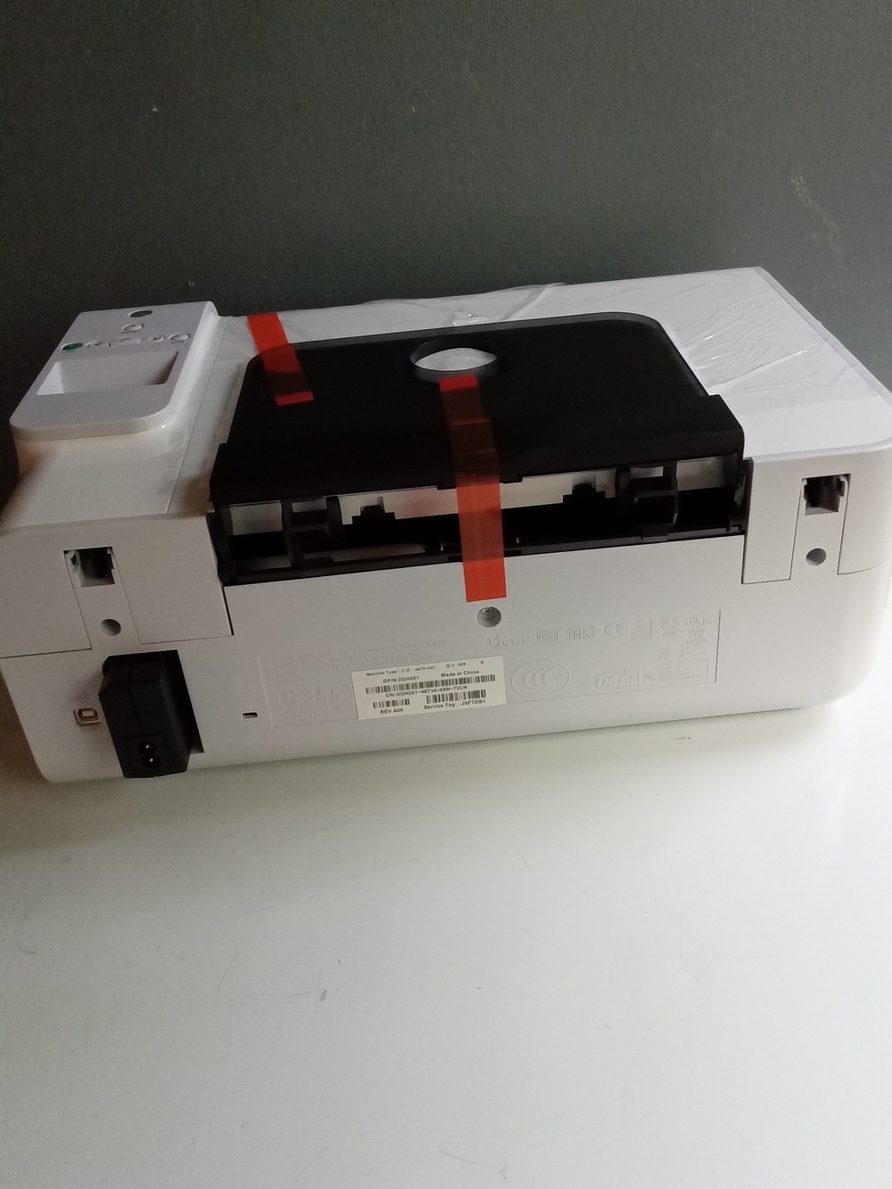 Dell Photo 926 Portable All In One Inkjet Printer White with Black Top